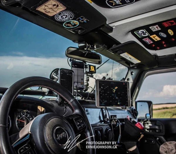 1" Tube JKE-Dock + Phone Mount - No-Man's Offroad